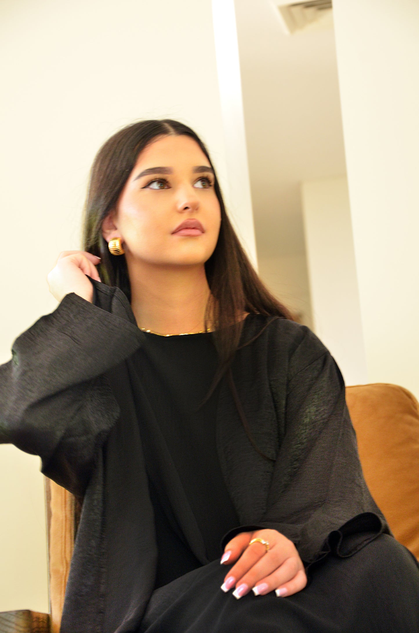 BESTSELLER (Back in Stock) Sirat Black Abaya Set