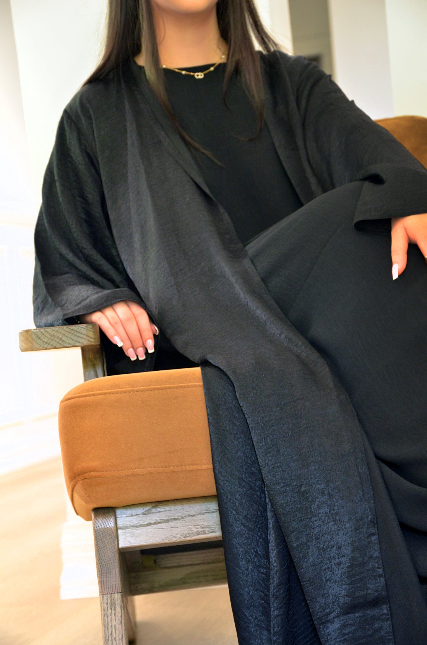 BESTSELLER (Back in Stock) Sirat Black Abaya Set