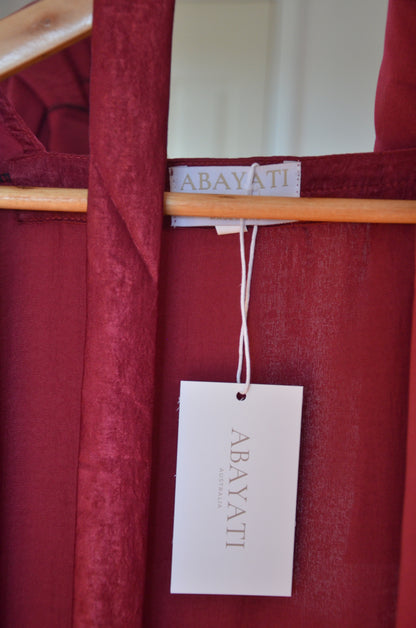 Sirat Ruby Abaya Set